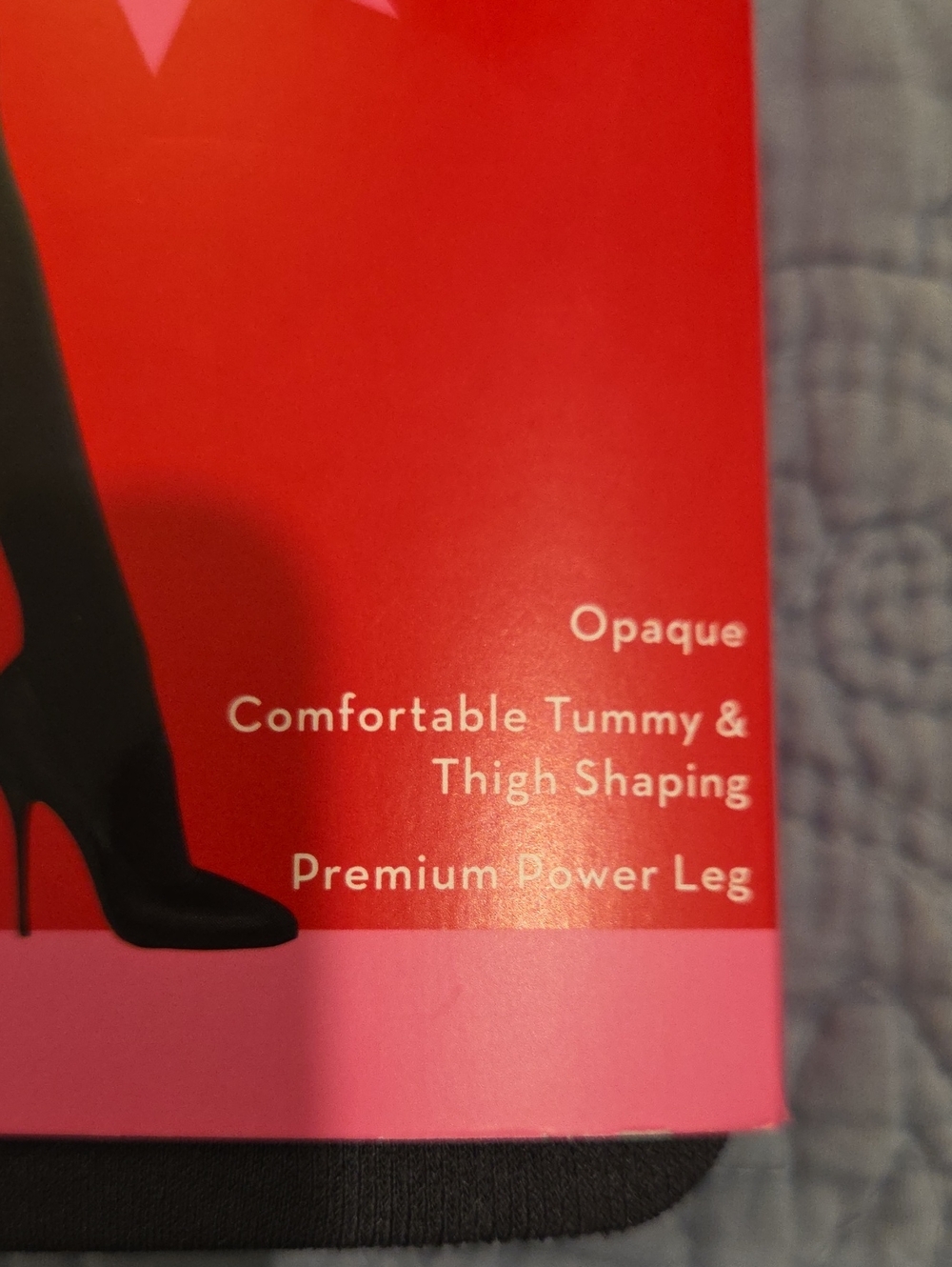 SPANX Tight-End Tights in Charcoal, Size E, New In Package! - Picture 3 of 9